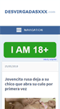 Mobile Screenshot of desvirgadasxxx.com